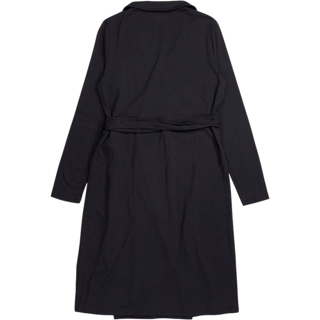 Lands' End Black Tencel Wrap Dress