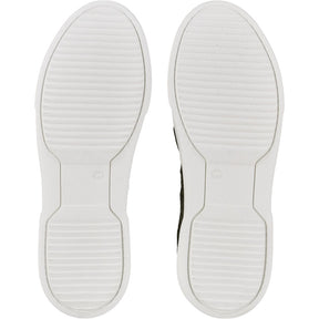 By Walid Olive Green Lace Up Trainers