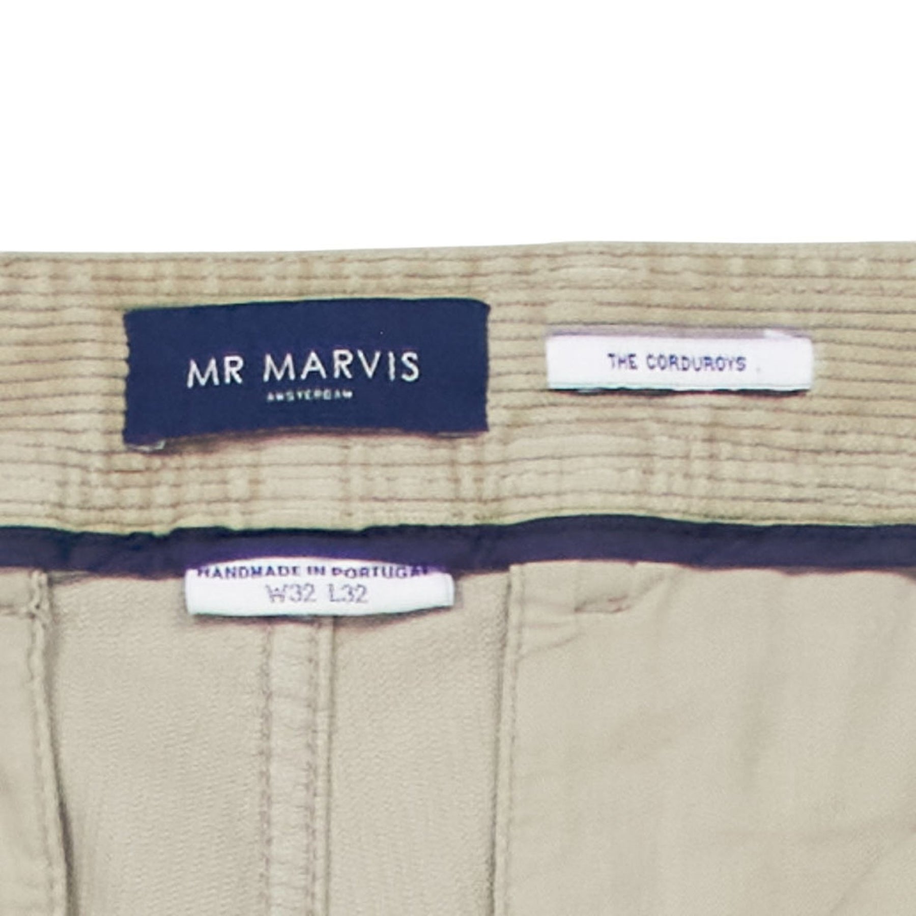 Mr Marvis Beige Corduroy Trousers