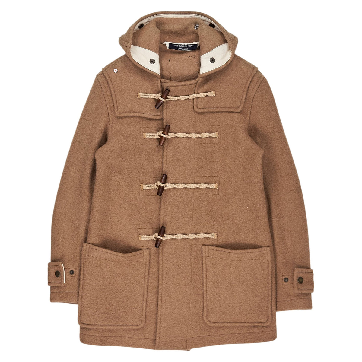 Gloverall Brown Wool Duffle Coat