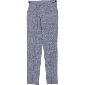 Richard James Blue Check Wool Trousers