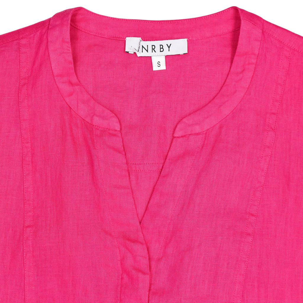 NRBY Pink Linen Jumpsuit