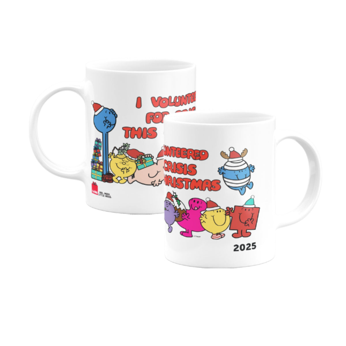 Mr Men Little Miss 'Volunteer' Christmas 2025 Mug