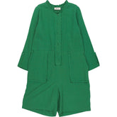Kirei Green Cotton Jumpsuit