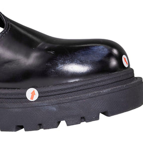 Pull & Bear Black Chunky Buckle Shoes
