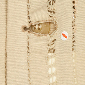 By Walid Cream Embroidered Coat