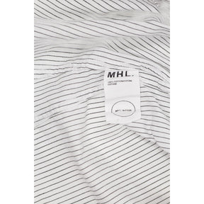 MHL White Striped Cotton Shirt
