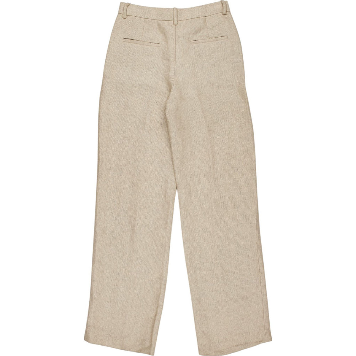 Theory Beige Basket Tweed Trousers US