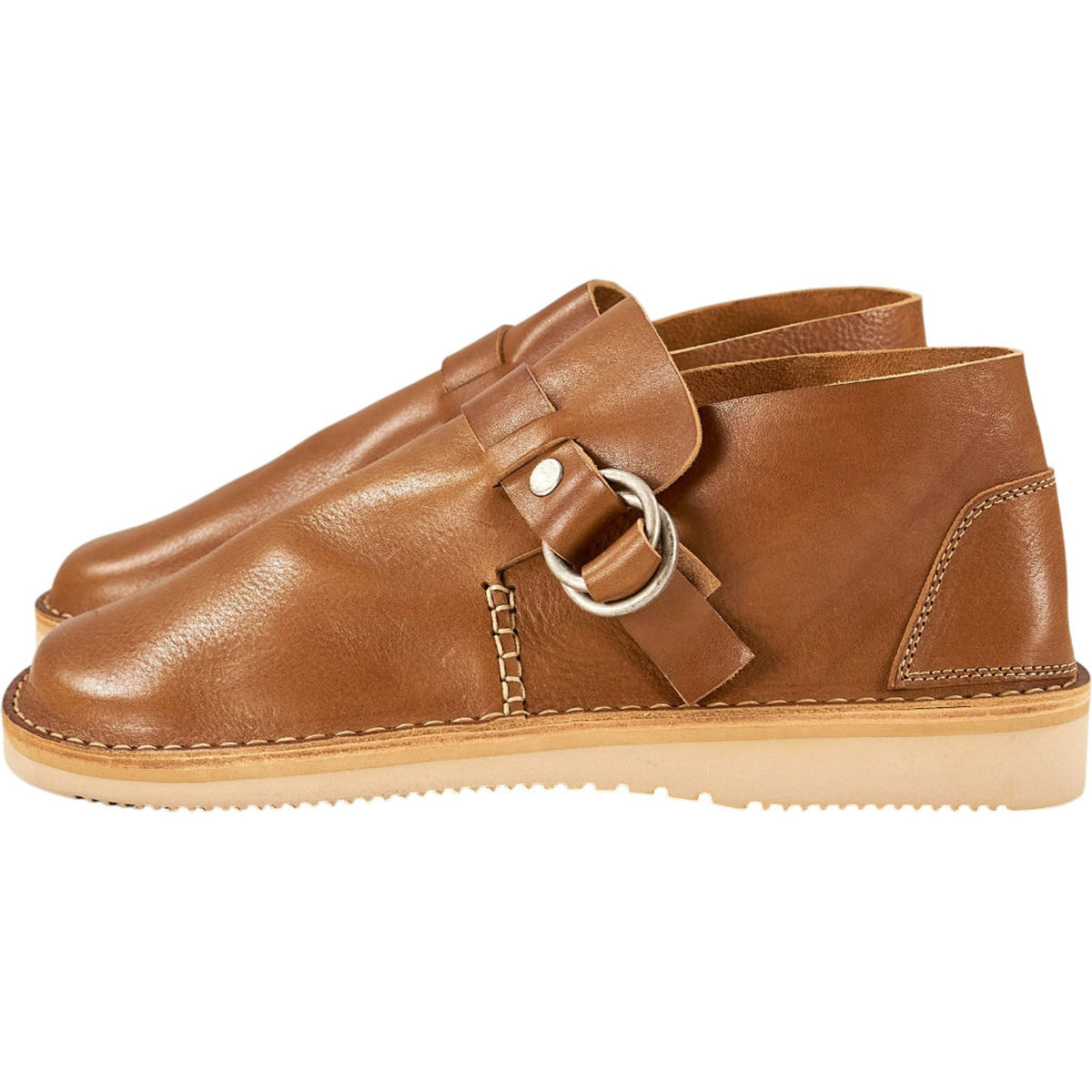 Fracap Tan Calfskin Shoes