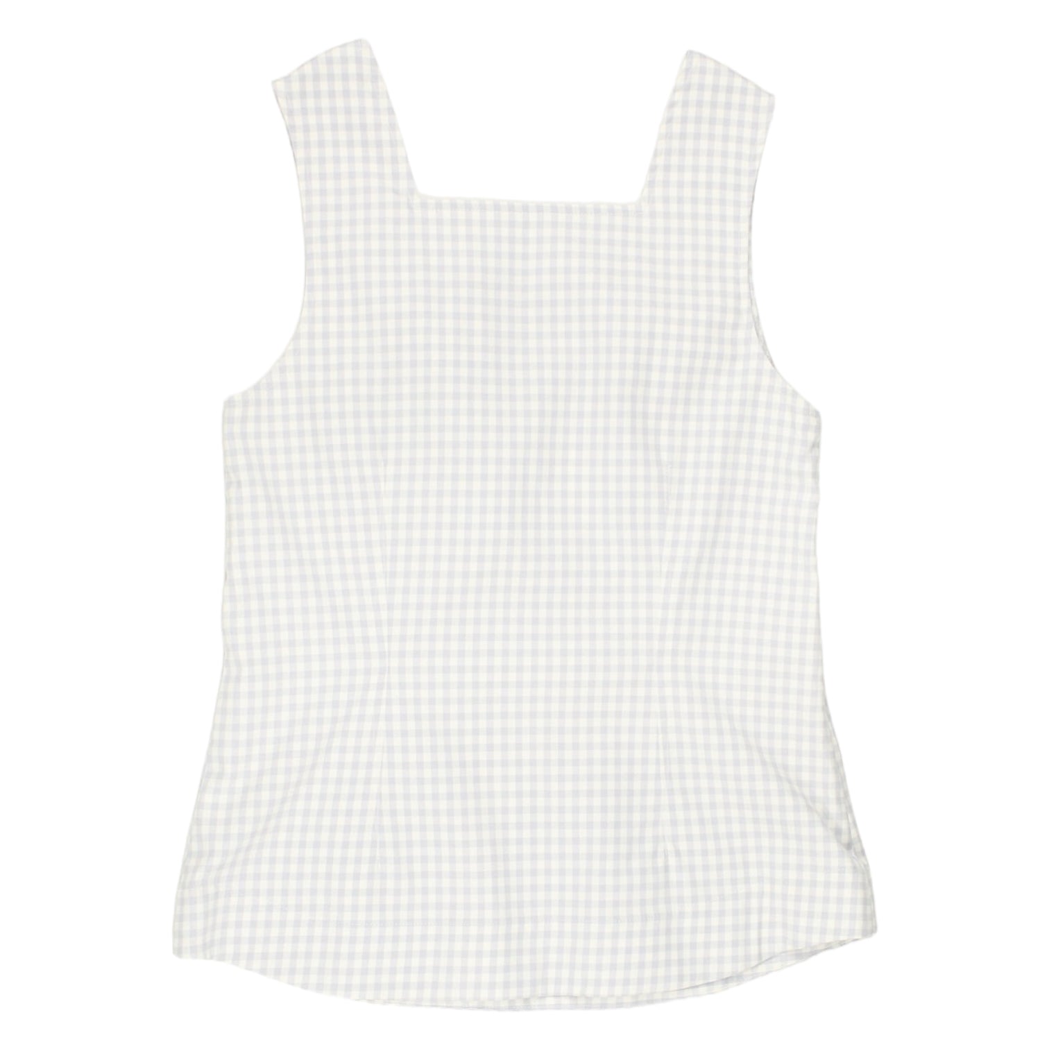 Nomia Grey Check Topstitched Dart Tank