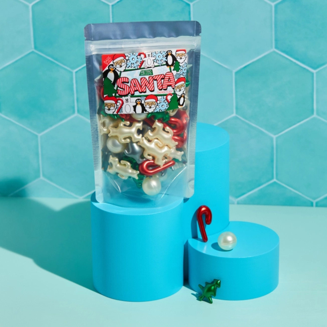 Retro Bath Pearls - Santa Selection