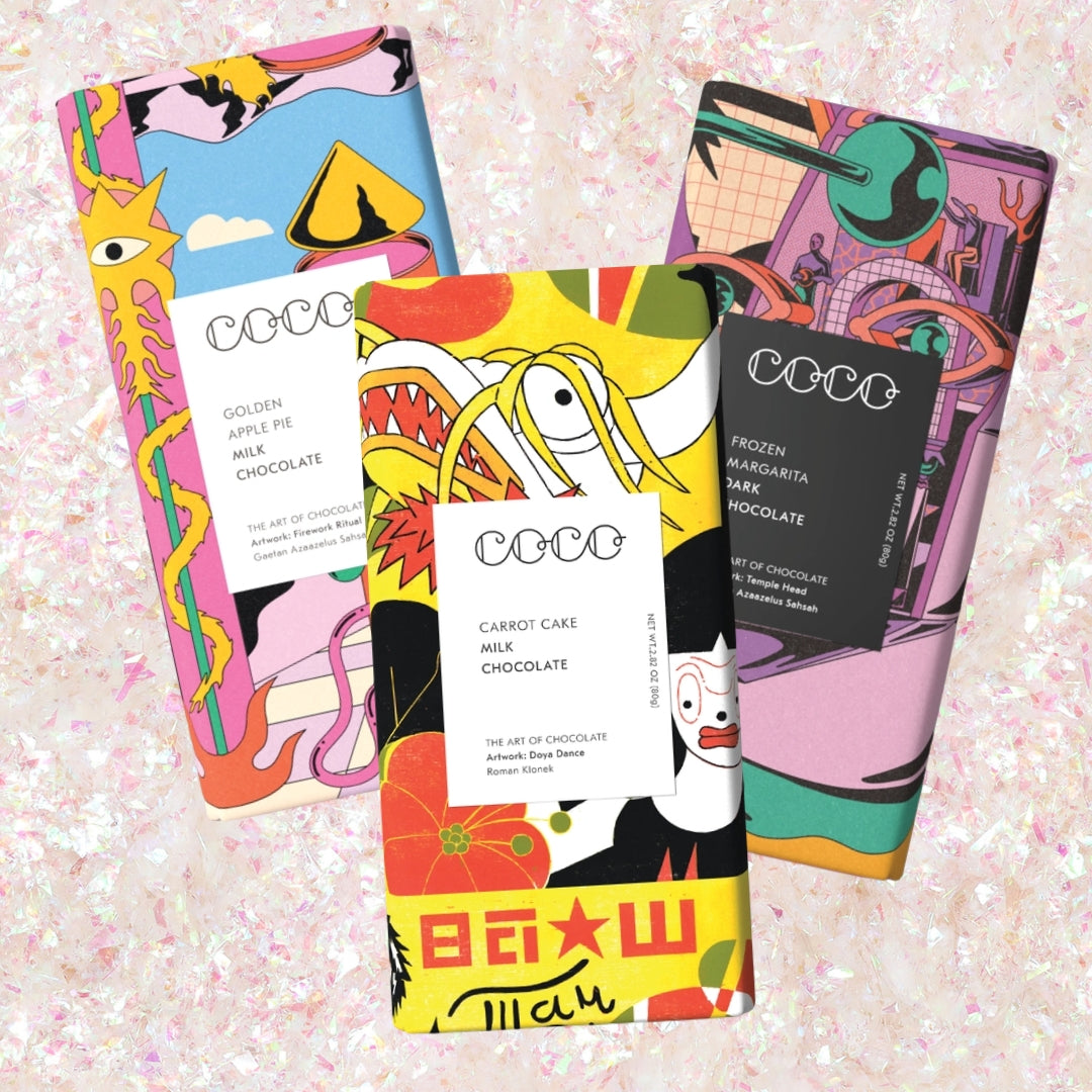 COCO Choclatier Artisan Chocolate Bars - 3 flavours