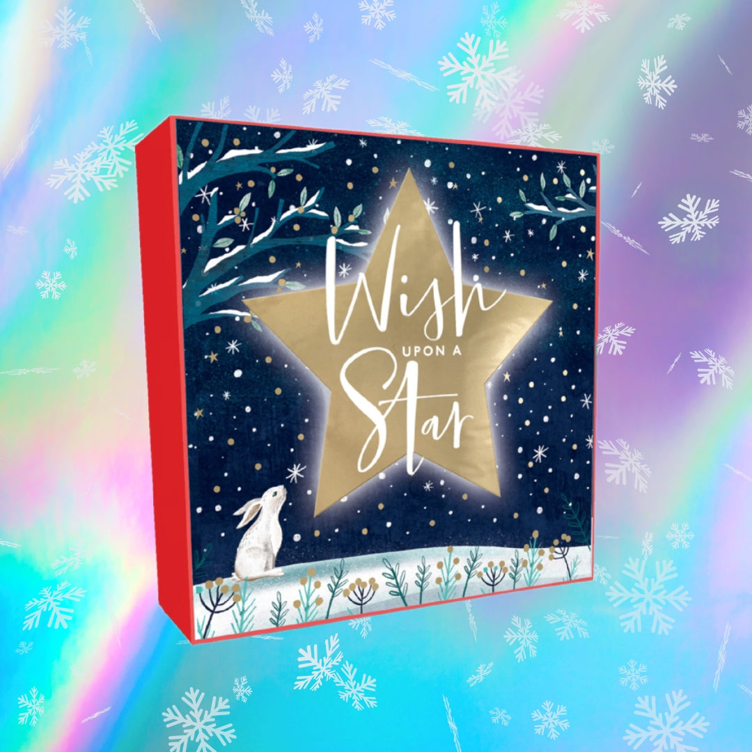 Hare And Star Christmas cards - pack of 8