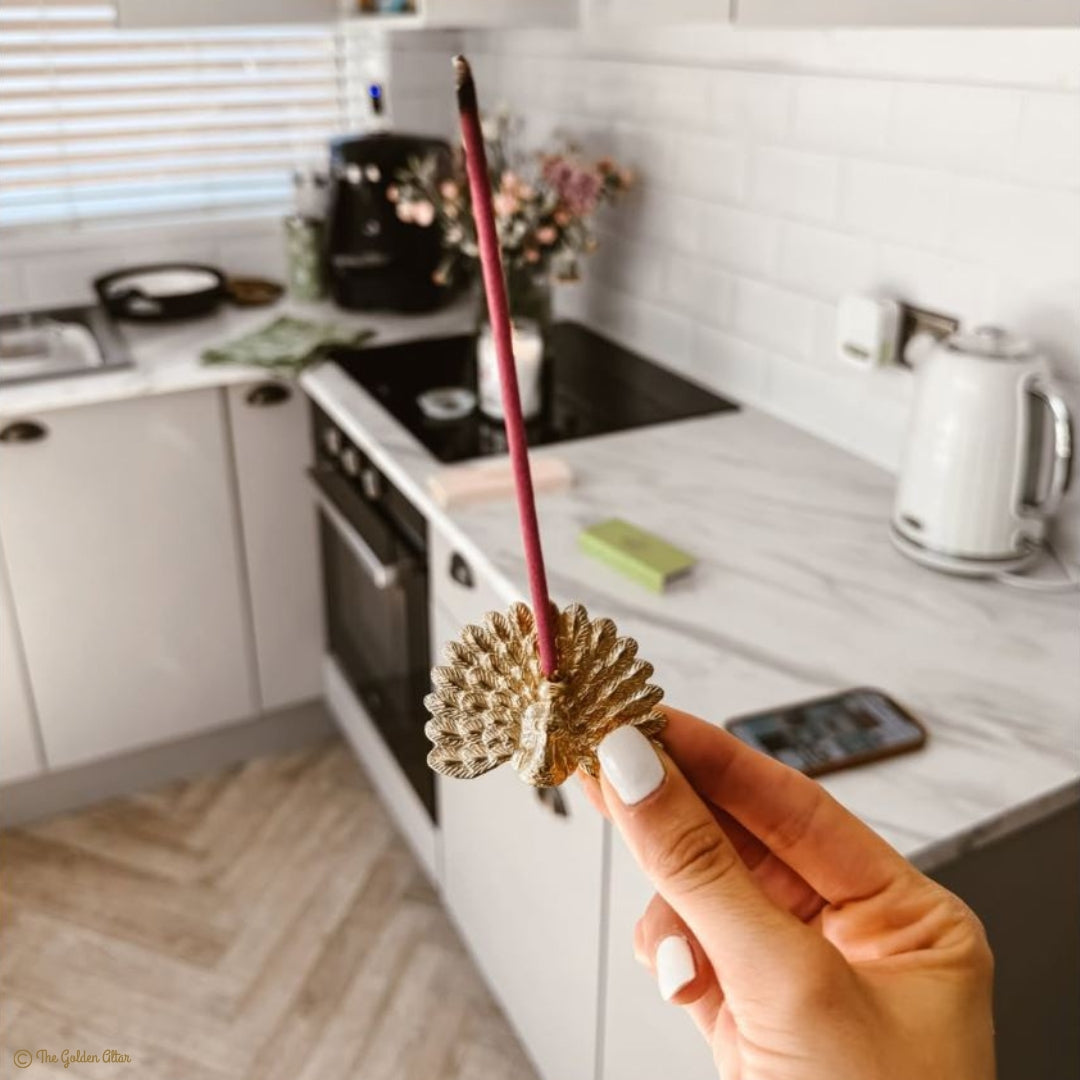 Golden Altar Incense Stick Holders - 2 designs