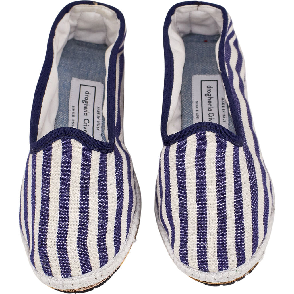 Drogheria Crivellini Navy Stripe Furlane Slippers
