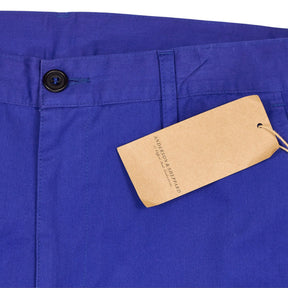 Anderson & Sheppard Blue Cotton Chinos
