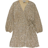 Never Fully Dressed Silver Sequin Mini Dress