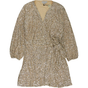 Never Fully Dressed Silver Sequin Mini Dress
