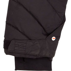 Billabong Black Quilted Jacket with Faux Fur Hood
