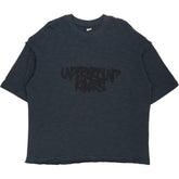 Pull & Bear Navy Graphic T-Shirt Cotton