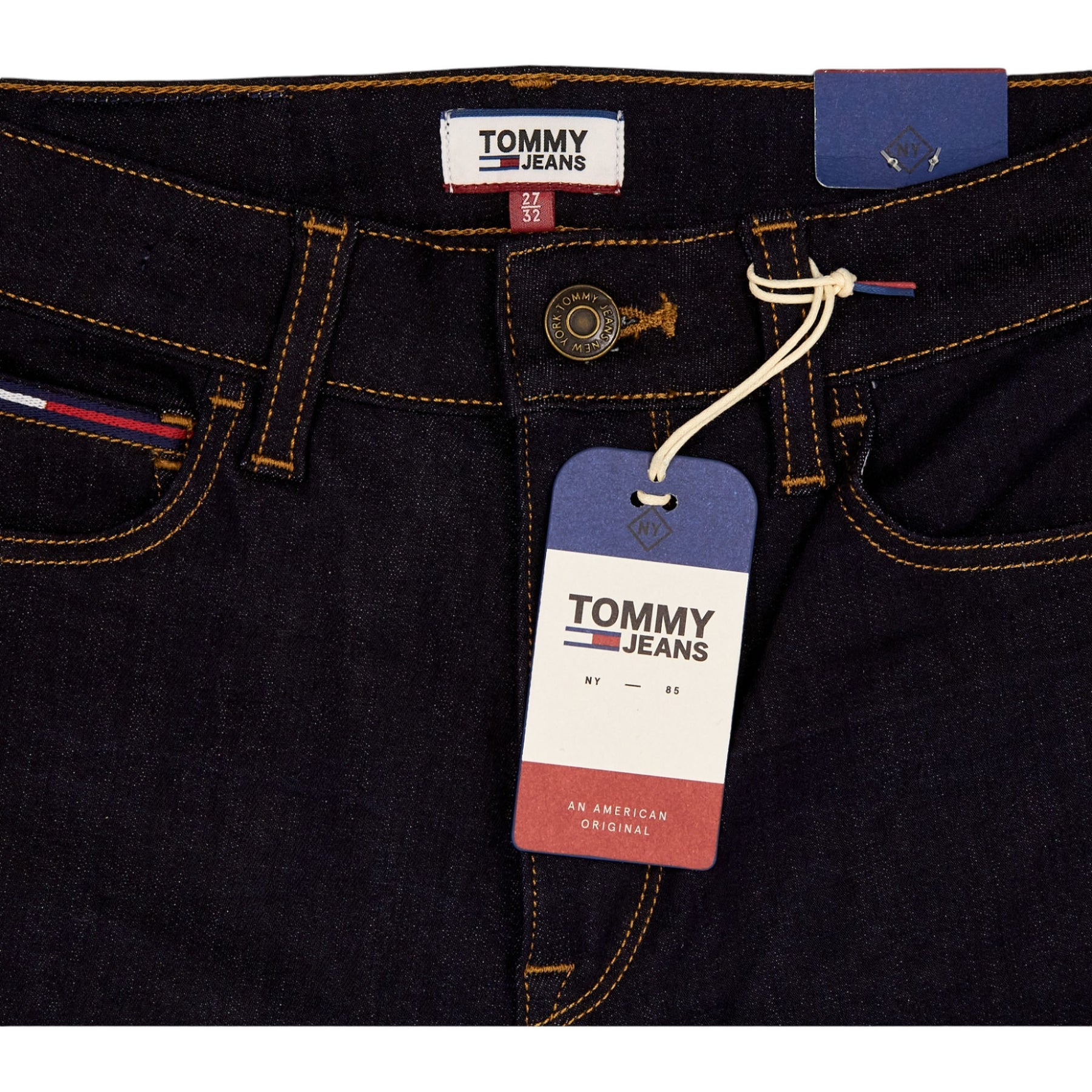Tommy Jeans Blue High Rise Skinny Jeans