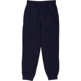 Hush Navy Crepe Jogger Trousers