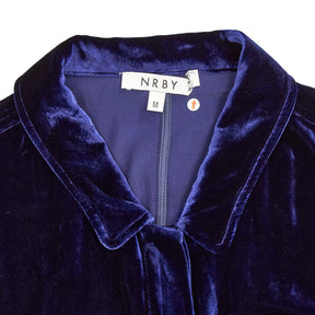 NRBY Blue Velvet Jumpsuit