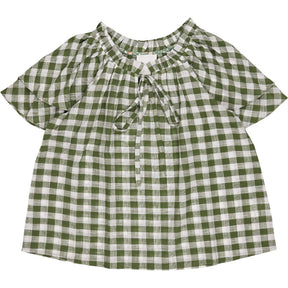 Bonte Aloe Green Check Mina Top