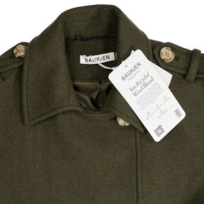 Baukjen Dark Olive Ingrid Belted Trench Coat