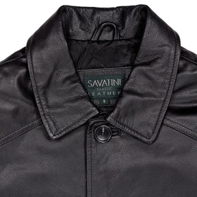 Vintage Savatini Black Leather Jacket