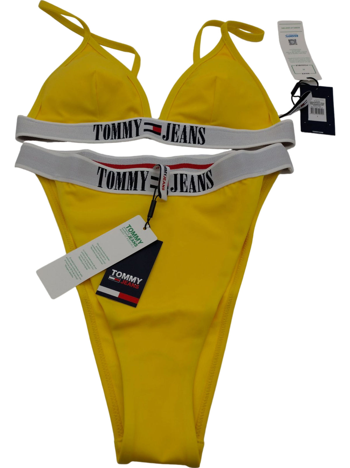Tommy Jeans Yellow Bikini