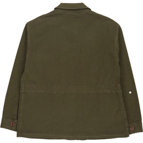 Baukjen Dark Olive Cotton Mattie Cargo Jacket