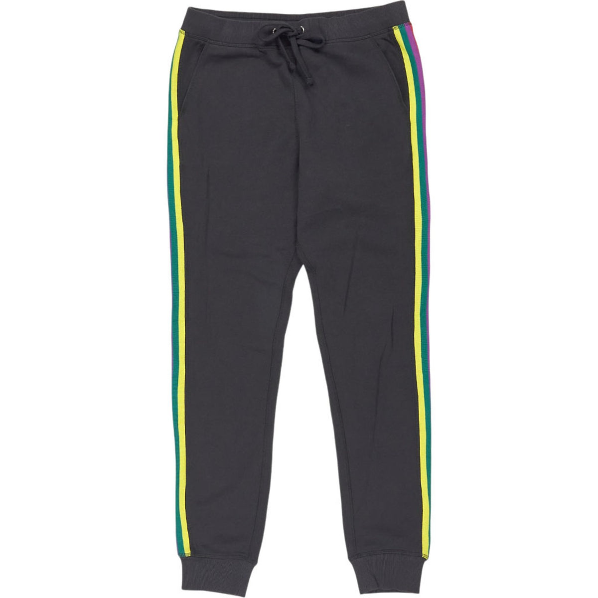 Hush Washed Black Side Stripe Joggers