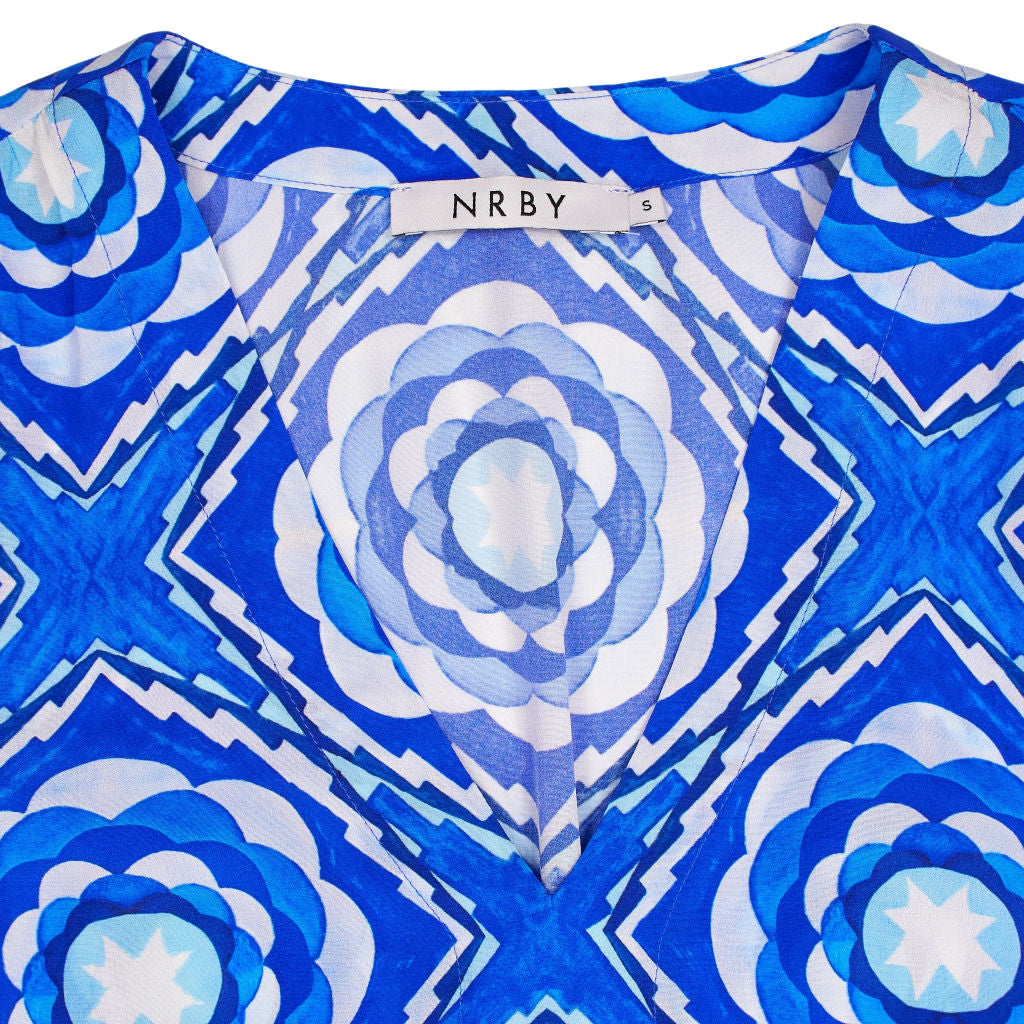 NRBY Blue Patterned Dress