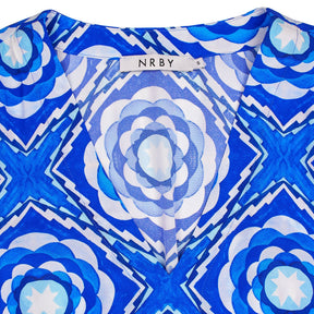 NRBY Blue Patterned Dress