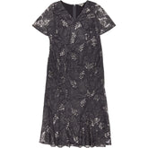 Studio 8 Silver Sequin Genevieve Maxi Dress