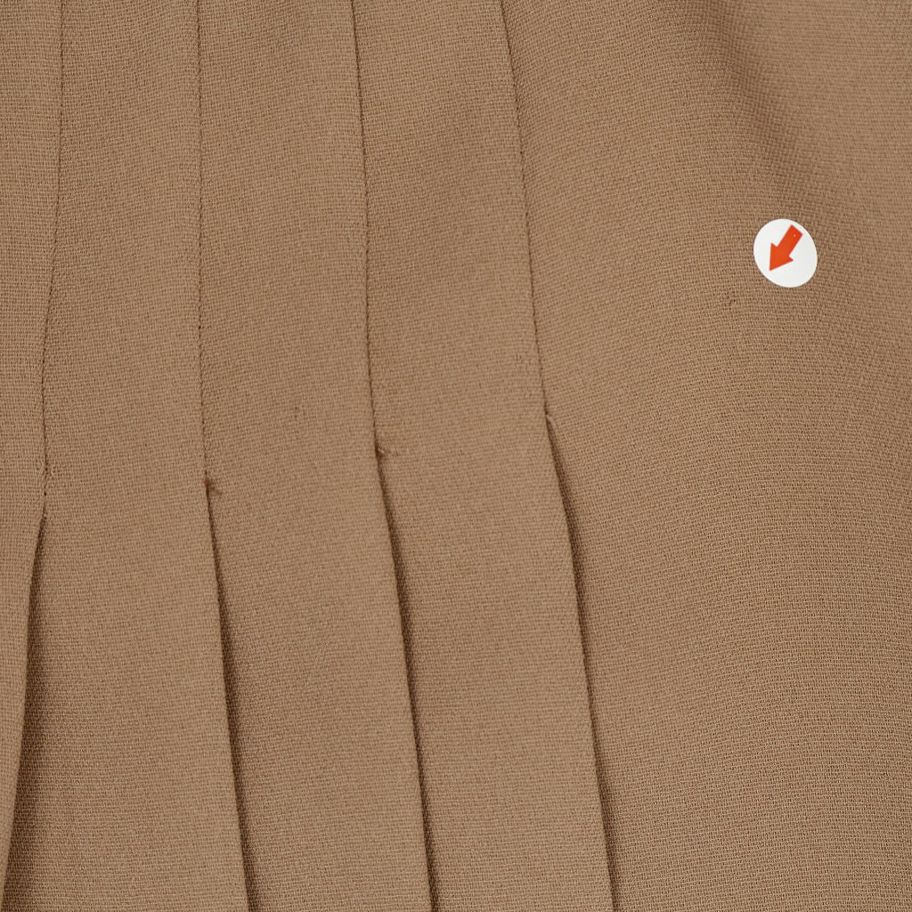 Baukjen Beige Pleated Skirt