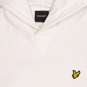Lyle & Scott White Fleece Lined Hoodie