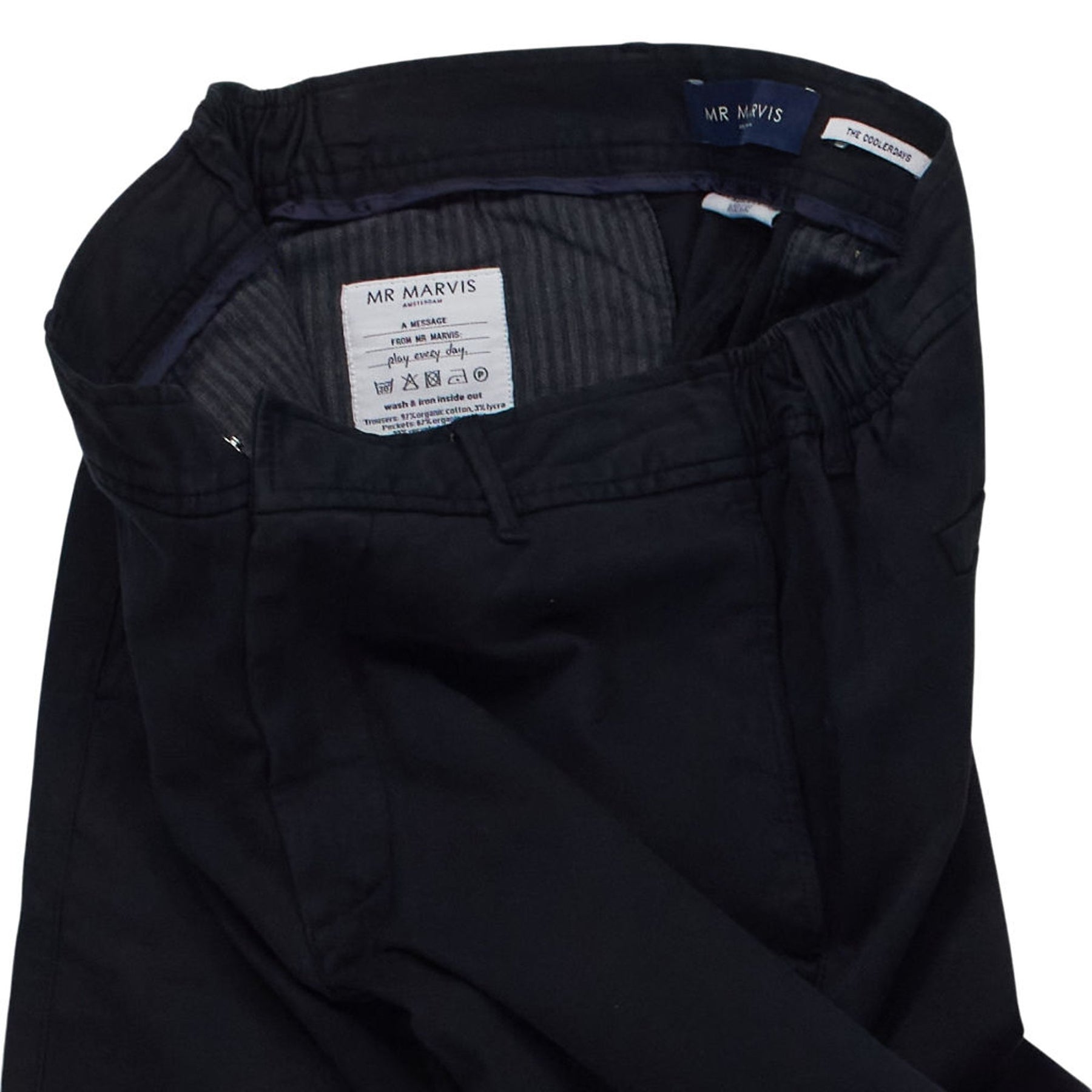 Mr Marvis Black The Coolerdays Trousers