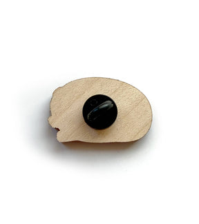 Rain Frog Wooden Pin