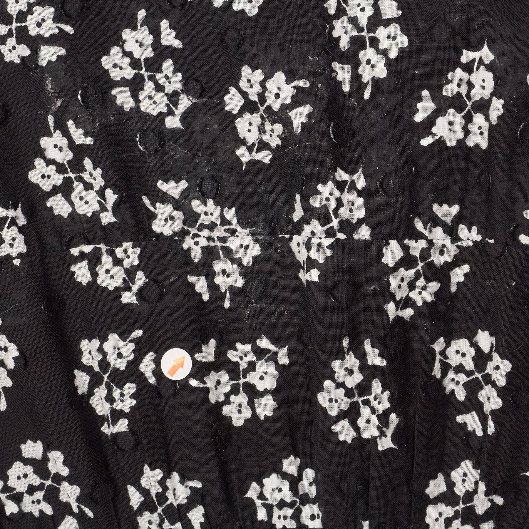 Rixo Black Floral Midi Dress