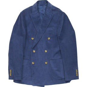 Moss Blue Corduroy Tailored Fit Jacket M