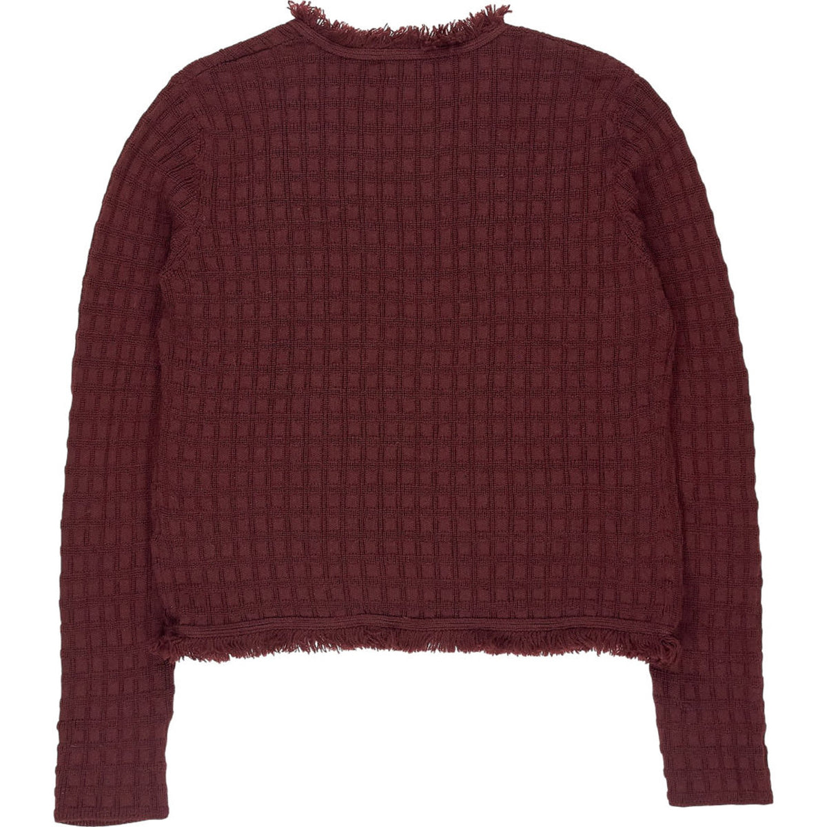Me & Em Burgundy Textured Jacket