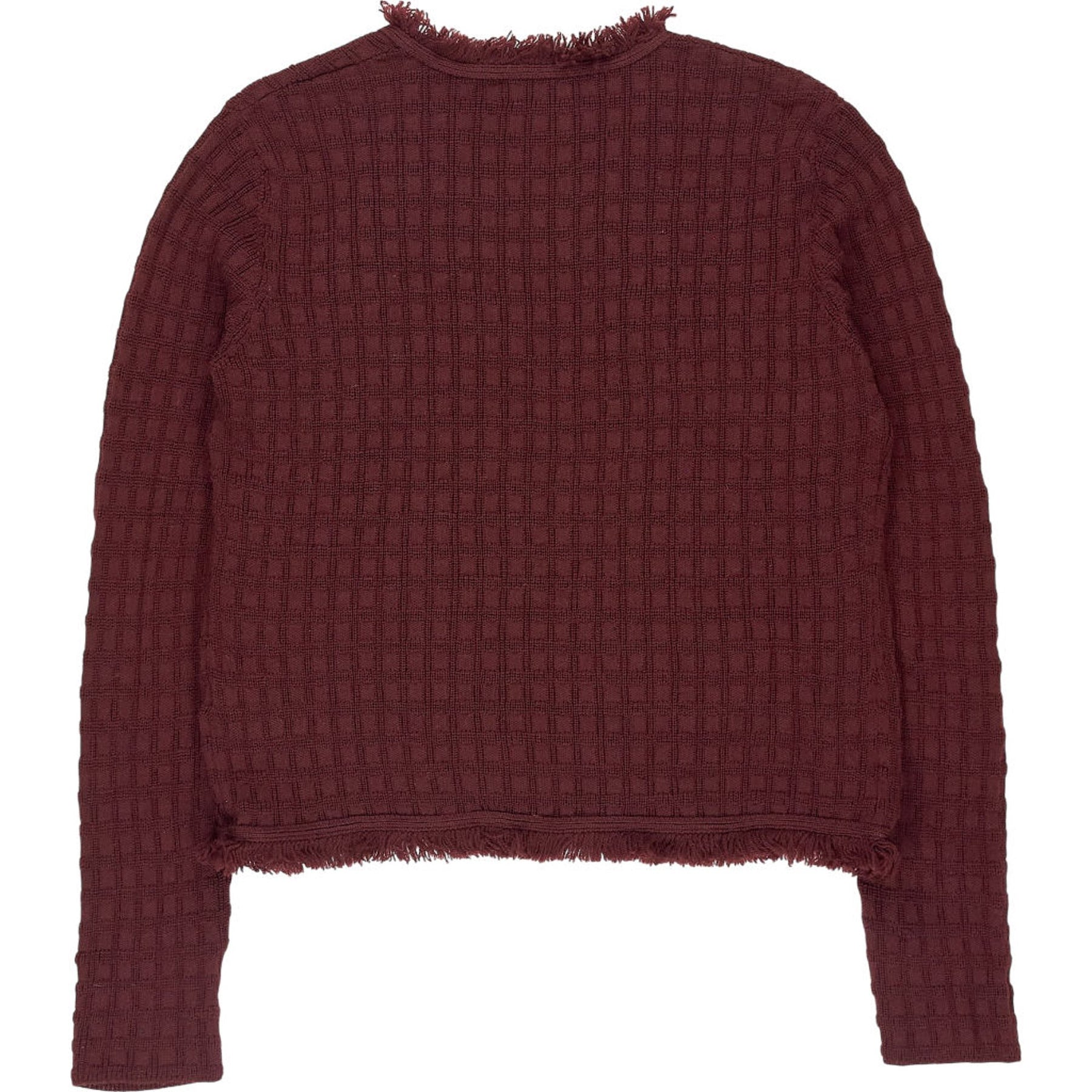 Me & Em Burgundy Textured Jacket