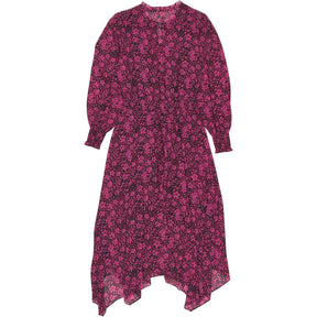 Hush Pink Floral Midi Dress