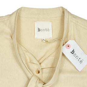 Bonté Ecru Hardie Shirt with Bow