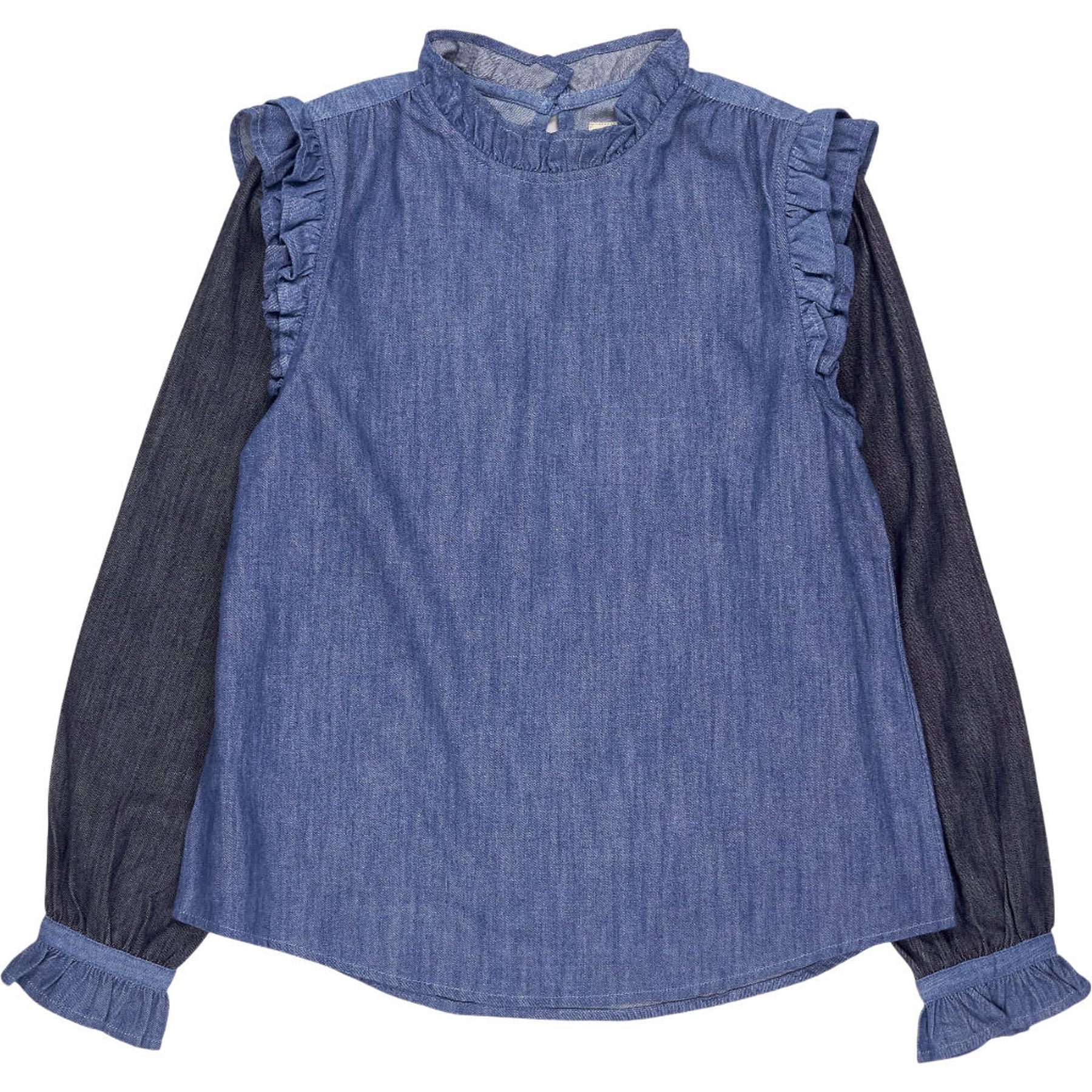seventy + mochi Blue Aria Blouse