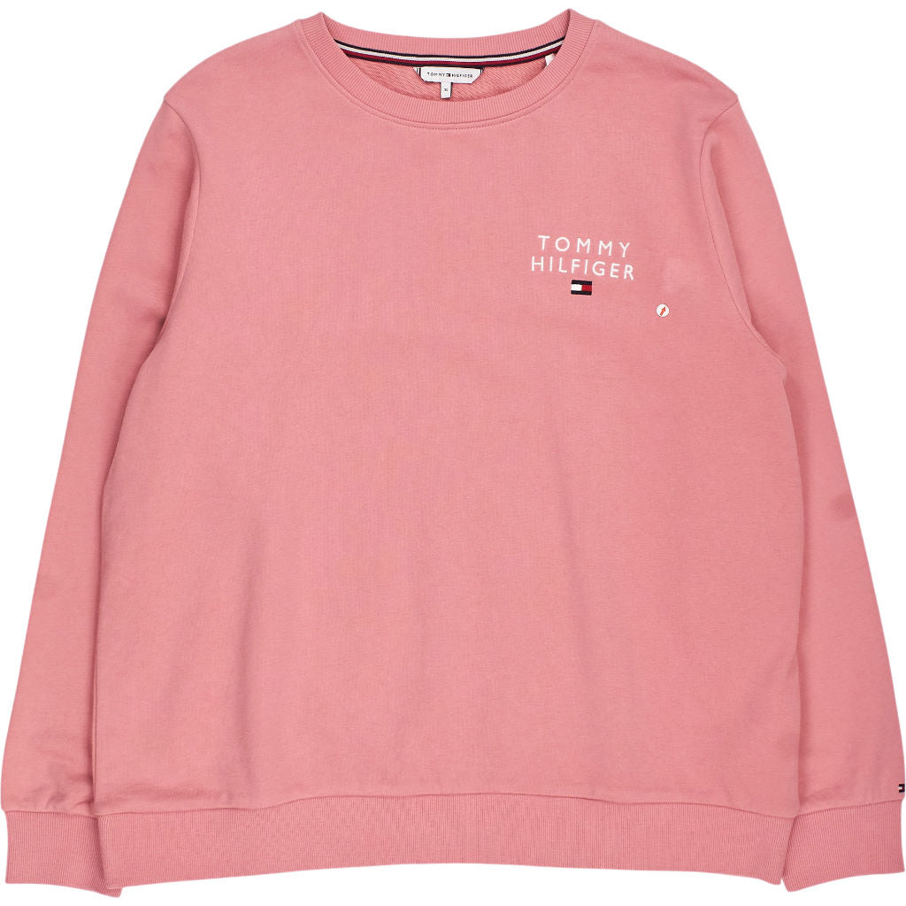 Tommy Hilfiger Pink Crew Neck Sweatshirt