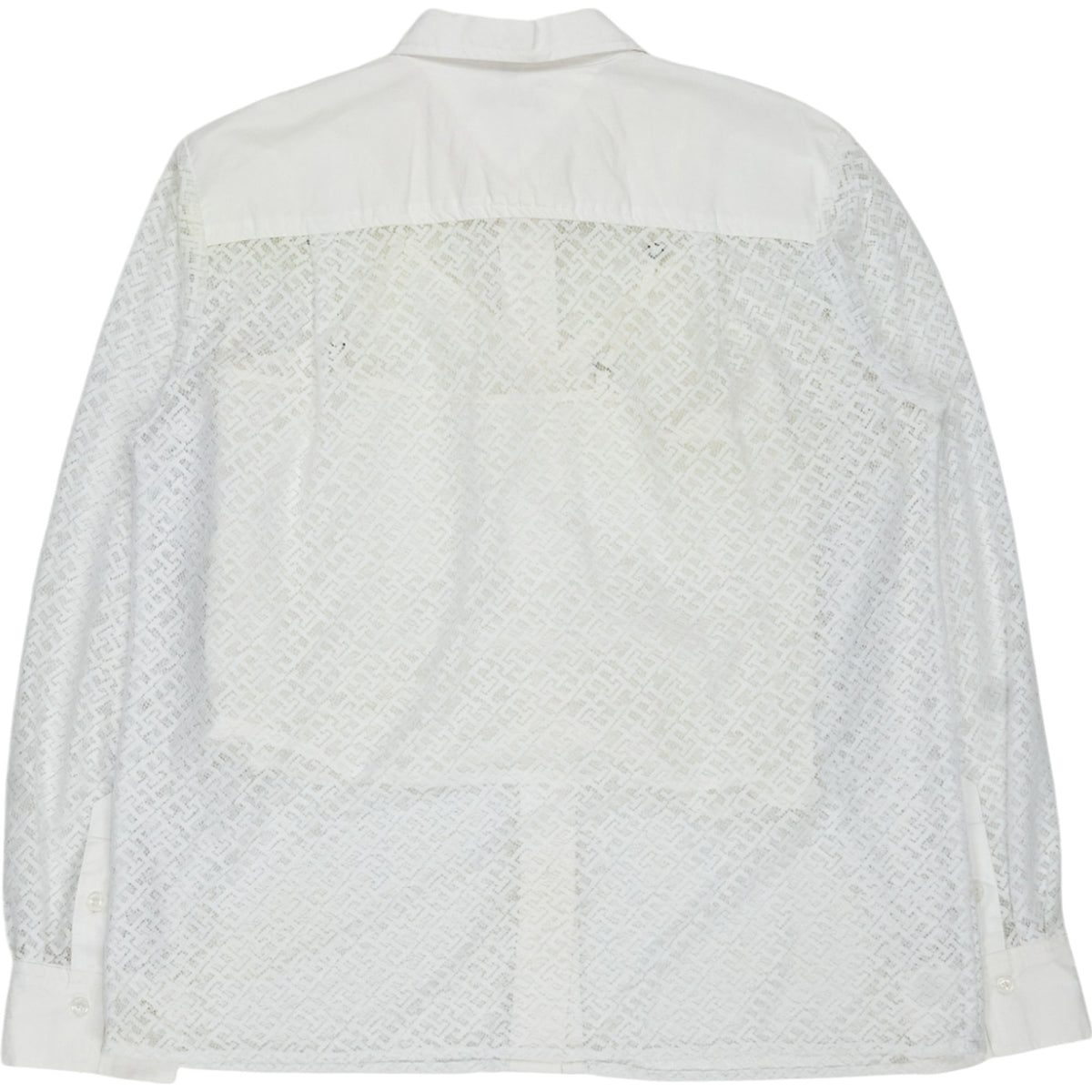 Tommy Hilfiger White Lace Panel Shirt