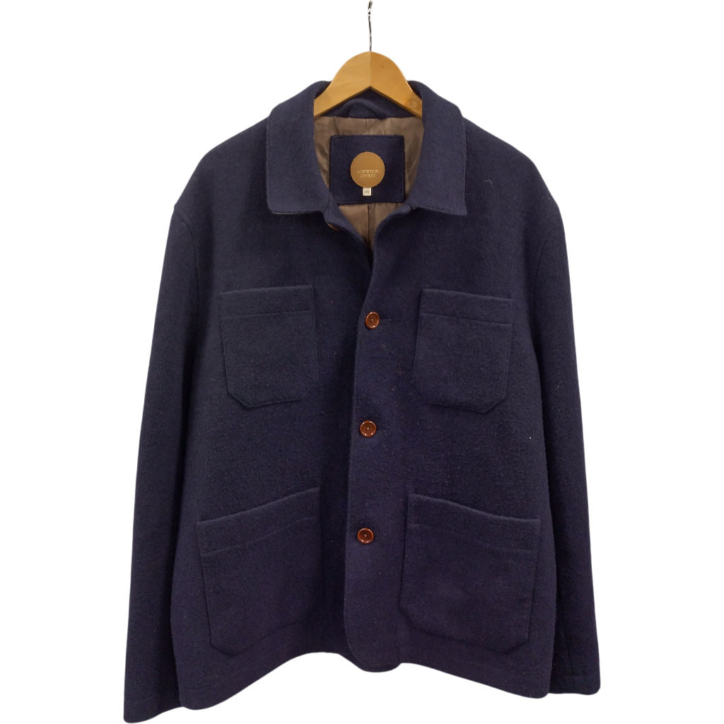 Common People Blue Wool Blend Jacket